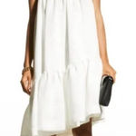 Black Halo  Dixie Tiered Crepe Dress White, size Large‎ Photo 0