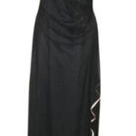 Black Pink Long Corset Gown Dress Black Size 8 Photo 0