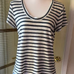 Madewell 🎉SALE🎉 Black and White Fitted Tee with Short Sleeves Photo 0