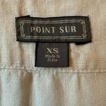 J. Crew Point Sur Linen Embroidered Tank Flutter Sleeves Boho Coastal Cowgirl XS Blue Photo 8