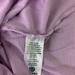 Sundry  Womens Purple Lilac White Tie Dye Print Long Sleeve T-Shirt Photo 2