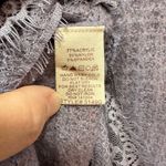 Hem & Thread Dusty Purple, soft sweater with eyelash lace trim. Lightweight and femin… Photo 6