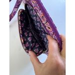 Vera Bradley Dream Tapestry Bag Crossbody Hipster Purple Zip Adjustable Strap Photo 6