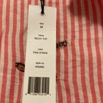 Walter Baker NWT Pink Striped Pussy Bow Top Photo 4