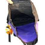 Disney Vintage Winnie the Pooh Kids Tigger Backpack Purple Black Floral Photo 8