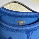 Aerie  women’s hawaiian print‎  blue sweatshirt size small Photo 5