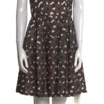 Jill Stuart  Embroidered Cutout A-Line Mini Dress Neutral Women’s S / US 4 Photo 0