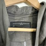 Peruvian Connection  Grey Linen Utility Jacket Photo 2