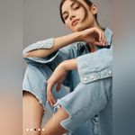 NWT MOTHER jeans Insider Crop Step Frey Limited Edition Wash Size 34 Photo 4