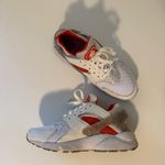 Nike  Air Hurrache Crater Premium White and Orange Sneakers  Photo 1