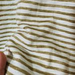 Chico's Chico’s Gold Sparkle Striped V-Neck Top Size XS Photo 5