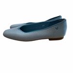 VIVAIA Margot Square Toe V Cut Denim Blue Flats Size 9 Photo 2