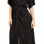 All in Favor Women's  Black Midi Dress M Photo 0