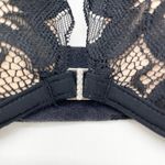 Adore Me  Black‎ Lace Plunge Push Up Bra 32C Boudoir Glam Lingerie Whimsy 40043 Photo 9