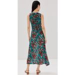 Ulla Johnson  Livia Floral Side Ruched Maxi Dress in Jade Photo 1