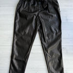 Lucy Paris  Black Faux Leather Dress Pants Photo 0