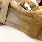 Cole Haan  Metallic Gold Brown Stephanie F05 Leather Shoulder Bag Photo 2