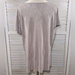 Carolina belle  Shimmery Ribbed Tee Rose Gold-Large Photo 2