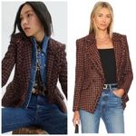 Veronica Beard Taja Houndstooth Check Cotton Blend Dickey Jacket blazer Sz0 Photo 1