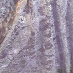 Women’s Short Purple Chiffon & Lace Prom Party Homecoming Dress Corset Size 18 Photo 2