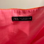 ZARA One shoulder Floral Crop Top Photo 1