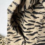 Nili Lotan Animal Print Tiger Stripe Sweatshirt Hoodie Pullover Sz Med Womens Photo 2