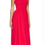 Faithfull the Brand Madella Midi Dress in Cherry Tomato Photo 0