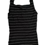 CORSET BLACK WHITE CROP LACE camisole TANK TOP M Size M Photo 2