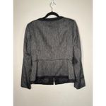 Anne Klein Anne Klein Women's Suit Jacket Blazer Metallic Gray Size 8 Career Office Photo 1