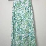 Lilly Pulitzer Green Sleeveless Collared Koi Fish Button Up Dress Photo 6