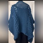 Green Knit Women's Crochet Aran Toggle Wrap Pattern Sweater Size undefined Photo 7