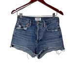 AGOLDE  Parker Distressed Denim Cutoff Shorts Womens Blue 24 Photo 1
