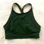 Alo Yoga  Ripped Warrior Bra‎ sports bra hunter green size small Photo 2