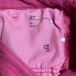 Pilcro  The Yaya Mid Rise Flare Jeans Pink Size 27 Stretch Pants Photo 7