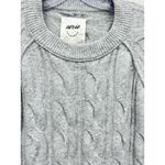 Aerie  Sweater Womens XL Grey Chunky Cable Knit Soft Cozy Oversized Stretch 2024 Photo 3