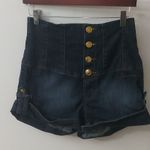 Sean John  High Waist Button Up Shorts 7 Junior Streetwear Denim Festival Casual Photo 2