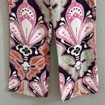 ZARA Linen Blend Floral Wide Leg Pants Size XS Photo 5