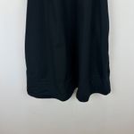 Madewell  Poplin Splitneck Mini Shirtdress Minimalist Relaxed Jet Black Small NWT Photo 9