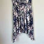 Vera Wang Simply Vera  Blue Purple and White High Low Dress - Size: Medium Photo 3