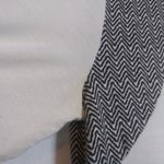 Tricot Chic Knit Cream and Black Long Sleeve Graphic Top Odd Art Luxury Size 10 Photo 8