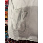 Lisa Todd Sweater Cream Loop Knit Sleeves And Pockets Size S 100% Cotton Photo 1