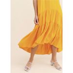 Anthropologie Maeve Marlene Tiered Maxi Dress Photo 3