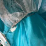 Vintage 1960s Lilli Ann Dress FLAWS Wounded Bird Peplum Skirt Blue White Stripes Size XXS Photo 14