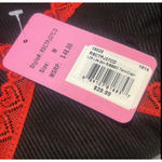 Love to Sleep Pajama Set 2 Piece Womens Size Medium Black Red Cami Capri Bottoms Photo 5