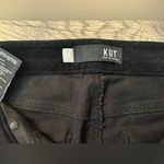 Kut From The Kloth Diana Fab Ab Skinny Black Corduroy Jeans Size 6P Photo 6