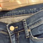 Calvin Klein Blue Denim Utra Skinny Jeans with Sleek Fit Size 6 Photo 2