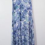Soft Surroundings Women size Small Castel Maxi Dress Blue White Photo 9