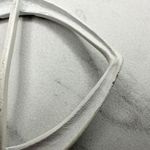 Vintage Metal White Fish Scarf Slide Shirt Tie Bar Belt Buckle Photo 9