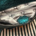 Betsey Johnson Metallic Emerald Green Bow Handbag Crossbody, Old Money Preppy Photo 4