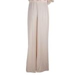Theia BHLDN Mila Off the Shoulder Lace Jumpsuit Pink Braidesmaid Size 8 Photo 6